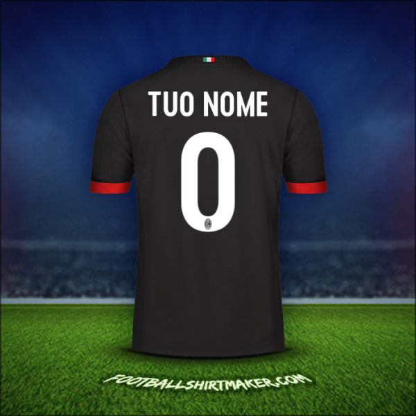 Maglia AC Milan 2017/18 Terza -  tuo nome - 0