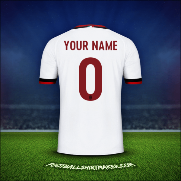 Shirt AC Milan 2017/18 Away -  your name - 0