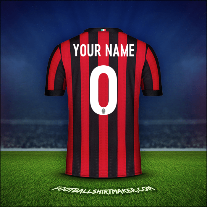 Jersey AC Milan 2017/18 -  your name - 0