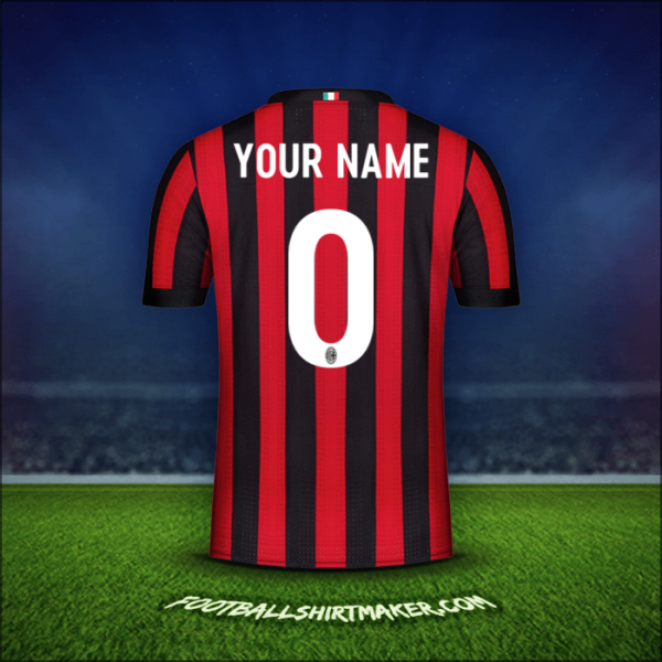 Jersey AC Milan 2017/18 -  your name - 0