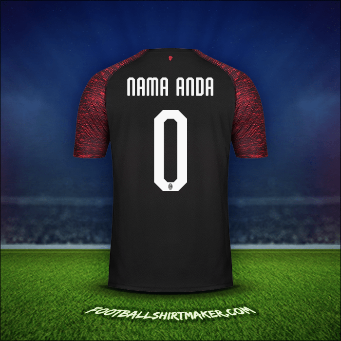 Jersey AC Milan 2018/19 Ketiga -  nama anda - 0