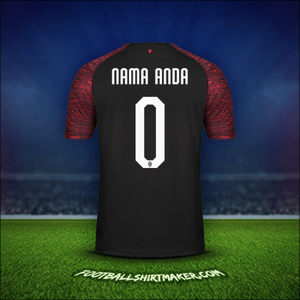 Jersey AC Milan 2018/19 Ketiga -  nama anda - 0