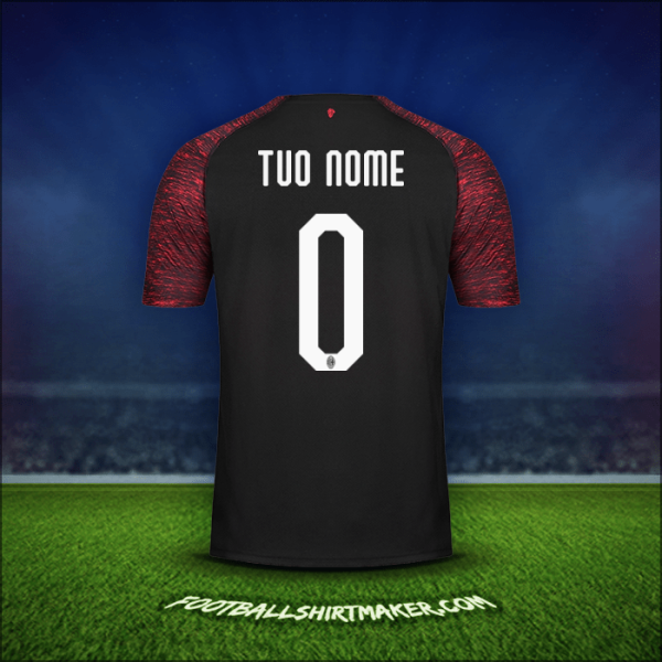 Maglia AC Milan 2018/19 Terza -  tuo nome - 0