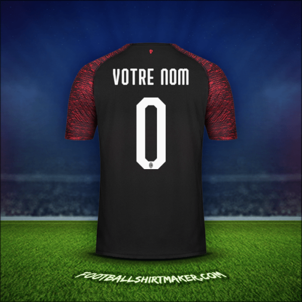 Maillot AC Milan 2018/19 Troisième -  votre nom - 0
