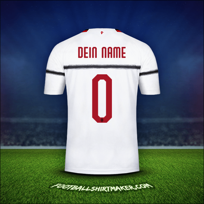 Trikot AC Milan 2018/19 Auswärts -  dein name - 0