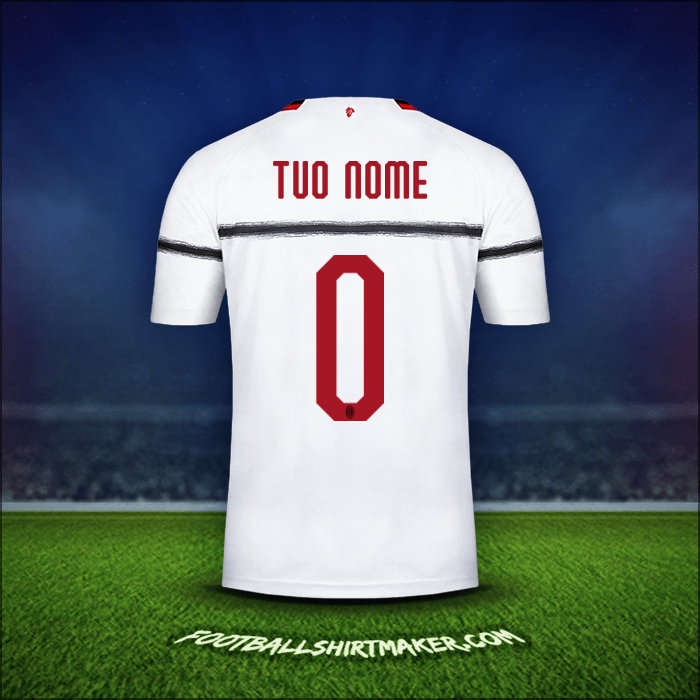 Maglia AC Milan 2018/19 Seconda -  tuo nome - 0