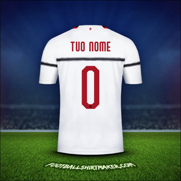 Maglia AC Milan 2018/19 Seconda -  tuo nome - 0