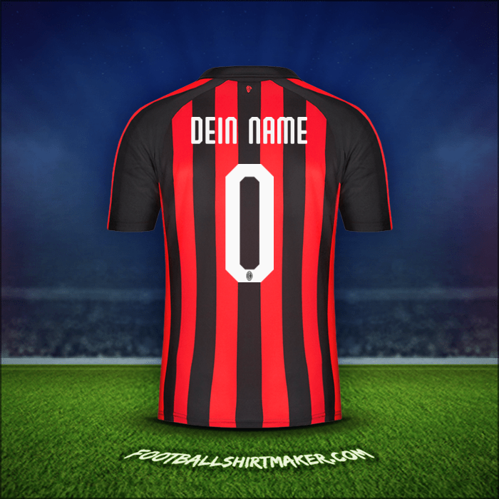 Trikot AC Milan 2018/19 -  dein name - 0