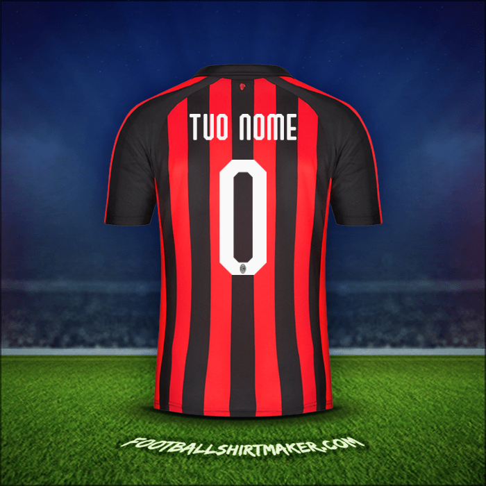 Maglia AC Milan 2018/19 -  tuo nome - 0