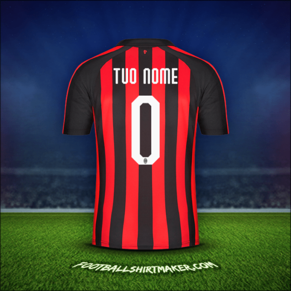 Maglia AC Milan 2018/19 -  tuo nome - 0