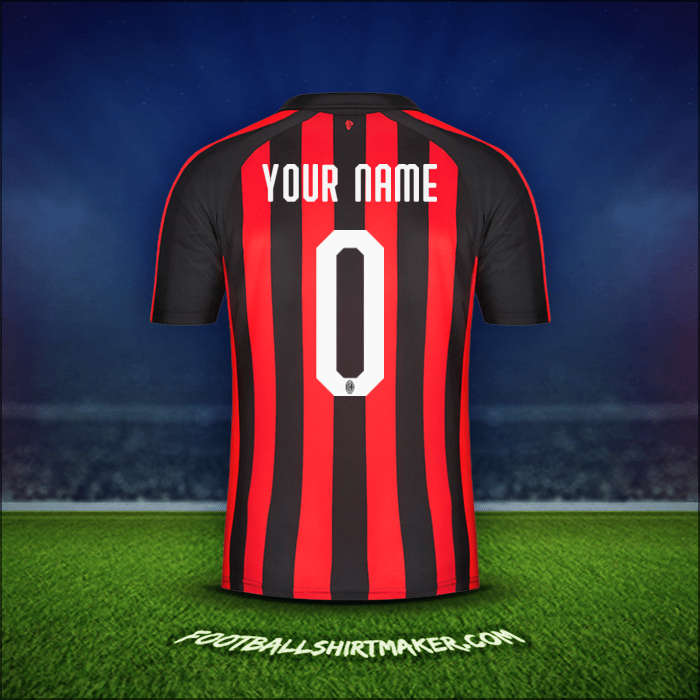 Shirt AC Milan 2018/19 -  your name - 0