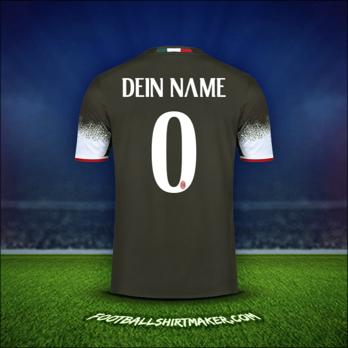 Trikot AC Milan 2016/17 Dritte -  dein name - 0