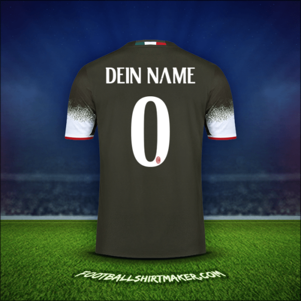 Trikot AC Milan 2016/17 Dritte -  dein name - 0
