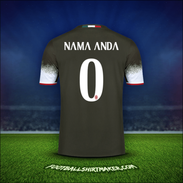 Jersey AC Milan 2016/17 Ketiga -  nama anda - 0