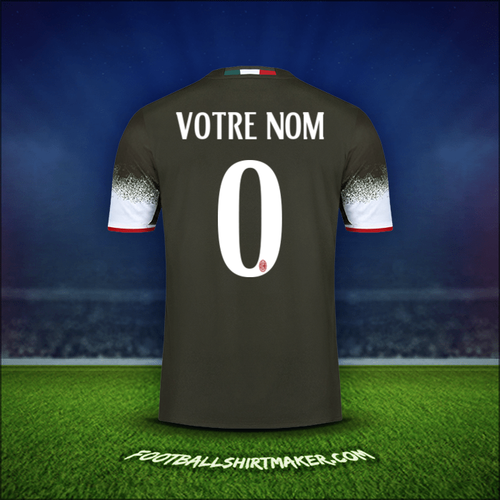 Maillot AC Milan 2016/17 Troisième -  votre nom - 0