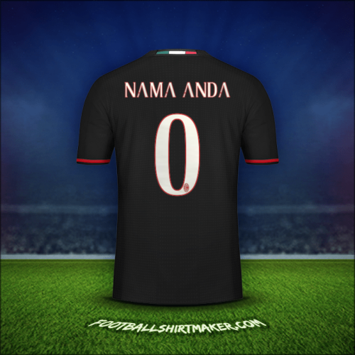 Jersey AC Milan 2016/17 -  nama anda - 0