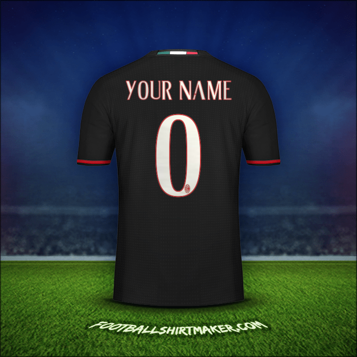 Jersey AC Milan 2016/17 -  your name - 0