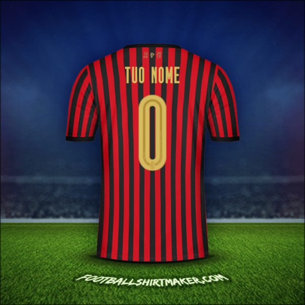 Maglia AC Milan 120Th -  tuo nome - 0