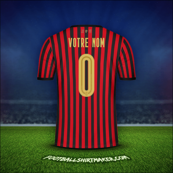 Maillot AC Milan 120Th -  votre nom - 0