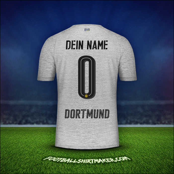 Trikot Borussia Dortmund 2017/18 Dritte -  dein name - 0