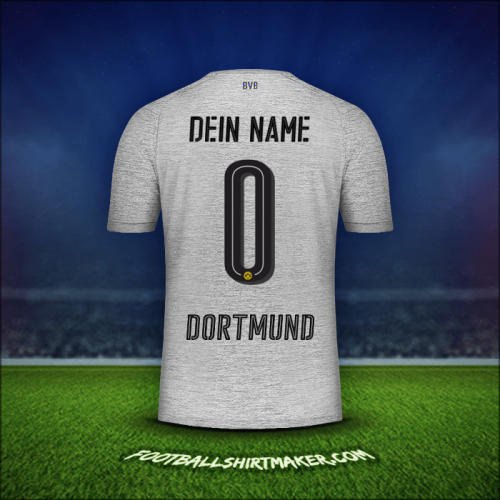 Trikot Borussia Dortmund 2017/18 Dritte -  dein name - 0