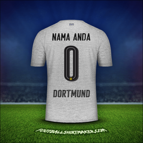 Jersey Borussia Dortmund 2017/18 Ketiga -  nama anda - 0