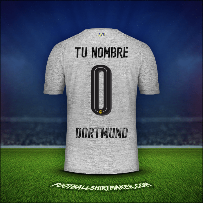 Jersey Borussia Dortmund 2017/18 Tercera -  tu nombre - 0