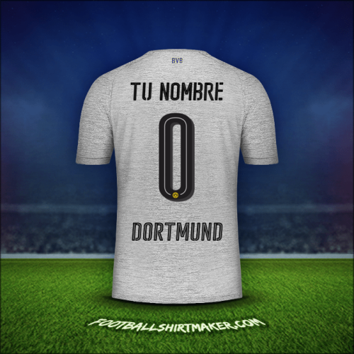Jersey Borussia Dortmund 2017/18 Tercera -  tu nombre - 0