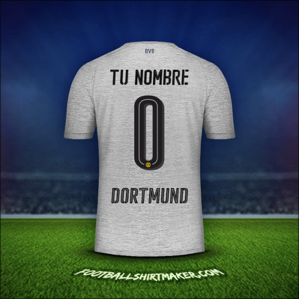 Jersey Borussia Dortmund 2017/18 Tercera -  tu nombre - 0