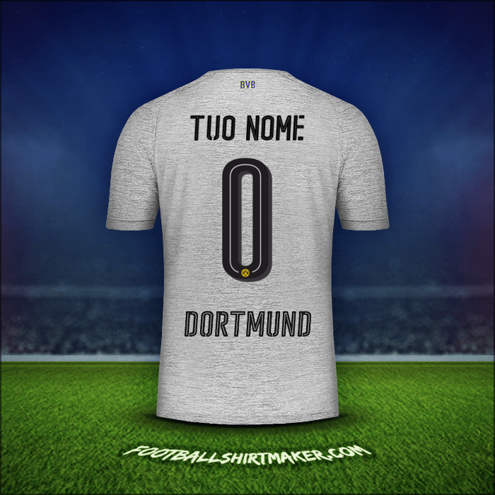 Maglia Borussia Dortmund 2017/18 Terza -  tuo nome - 0