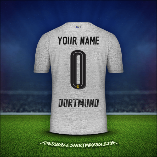 Shirt Borussia Dortmund 2017/18 Third -  your name - 0