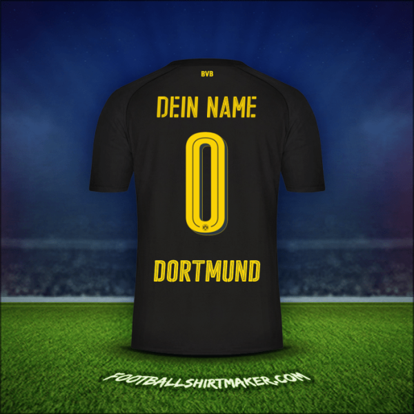 Trikot Borussia Dortmund 2017/18 Auswärts -  dein name - 0
