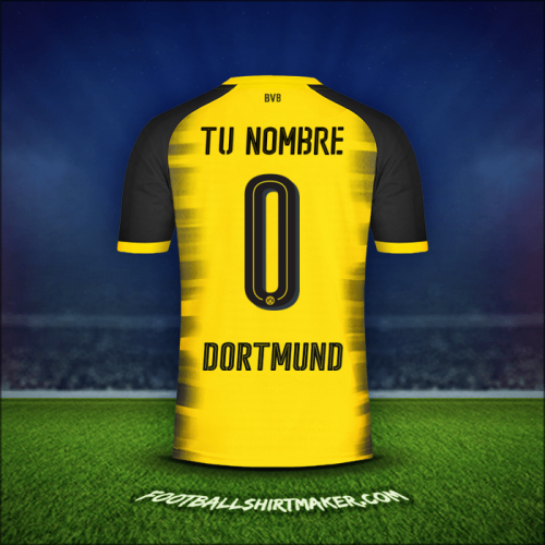 Jersey Borussia Dortmund Cup 2017/18 -  tu nombre - 0
