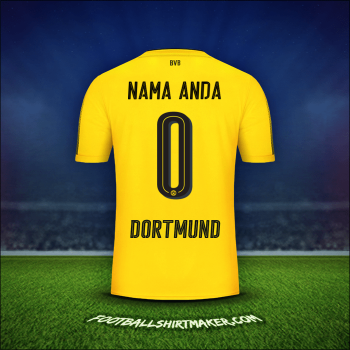Jersey Borussia Dortmund 2017/18 -  nama anda - 0
