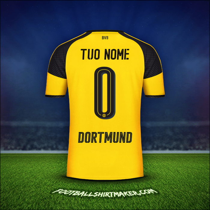 Maglia Borussia Dortmund Cup 2016/17 -  tuo nome - 0