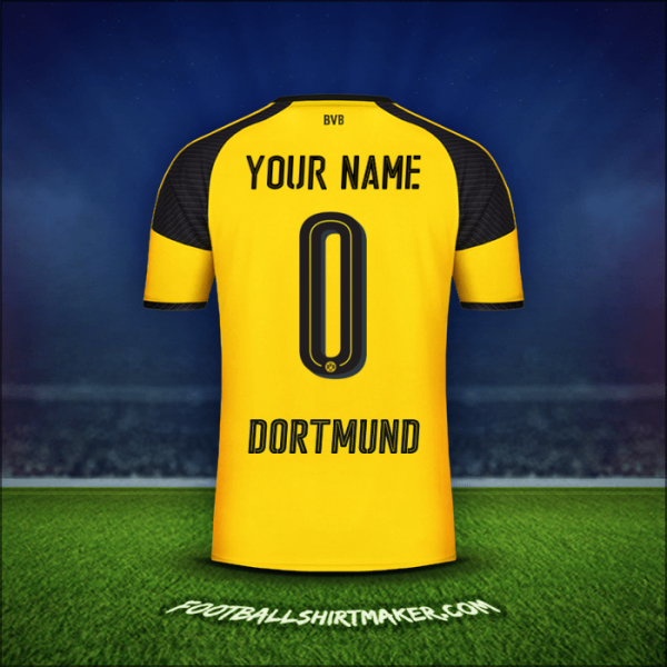 Jersey Borussia Dortmund Cup 2016/17 -  your name - 0