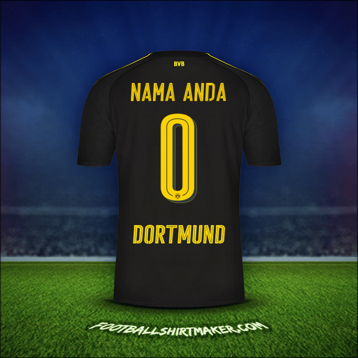 Jersey Borussia Dortmund 2016/17 Alternatif -  nama anda - 0