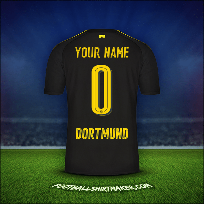 Shirt Borussia Dortmund 2016/17 Away -  your name - 0