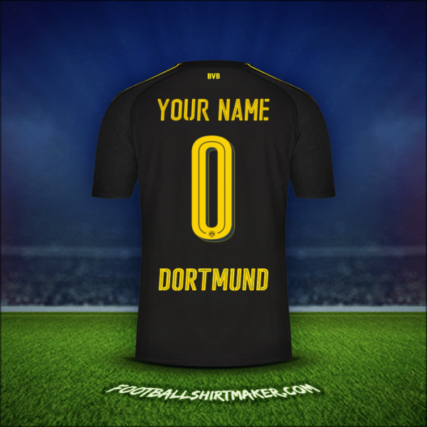 Shirt Borussia Dortmund 2016/17 Away -  your name - 0