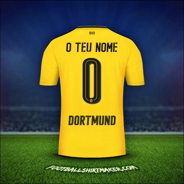 Camisola Borussia Dortmund 2016/17 -  o teu nome - 0