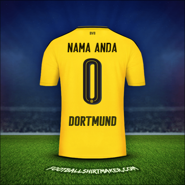 Jersey Borussia Dortmund 2016/17 -  nama anda - 0