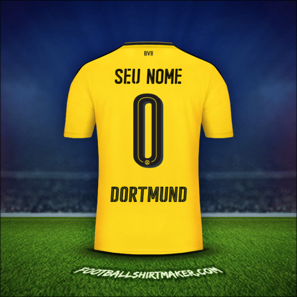 Camisa Borussia Dortmund 2016/17 -  seu nome - 0