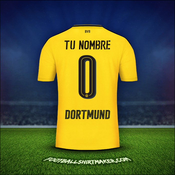 Jersey Borussia Dortmund 2016/17 -  tu nombre - 0