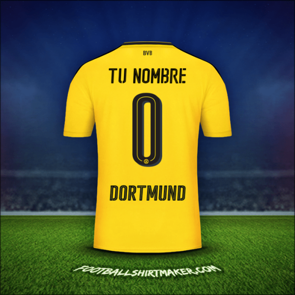 Camiseta Borussia Dortmund 2016/17 -  tu nombre - 0