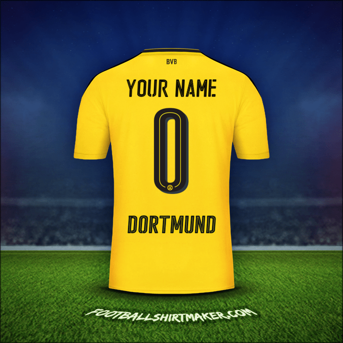 Jersey Borussia Dortmund 2016/17 -  your name - 0