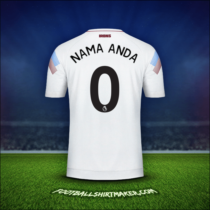 Jersey West Ham United FC 2018/19 Ketiga -  nama anda - 0