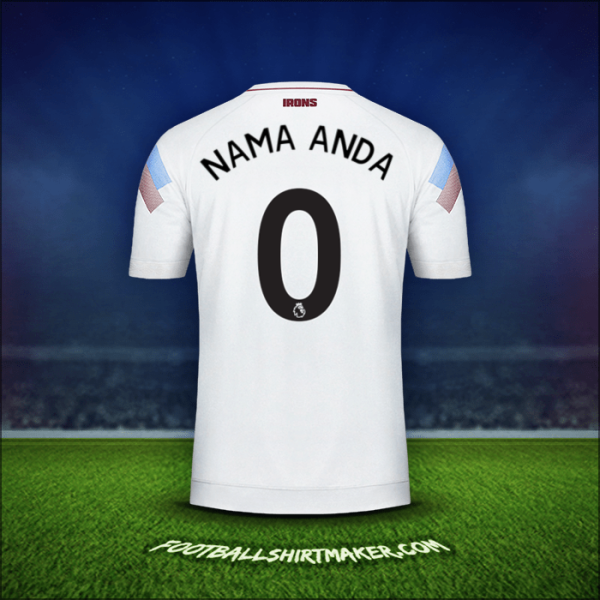 Jersey West Ham United FC 2018/19 Ketiga -  nama anda - 0