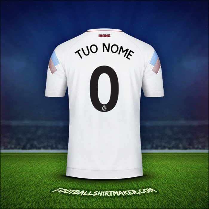Maglia West Ham United FC 2018/19 Terza -  tuo nome - 0