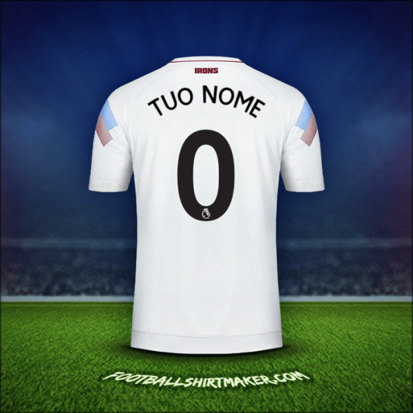 Maglia West Ham United FC 2018/19 Terza -  tuo nome - 0