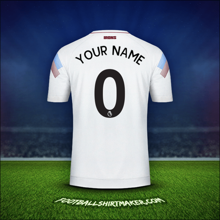 Shirt West Ham United FC 2018/19 Third -  your name - 0